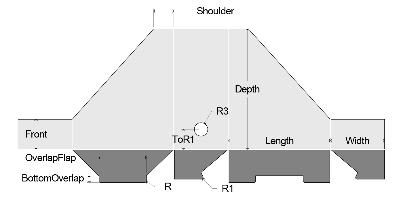 D036_T-LockBottom BinTray (F482) - View 2